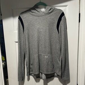 Under Armour  Heather Gray Lightweight Hoodie